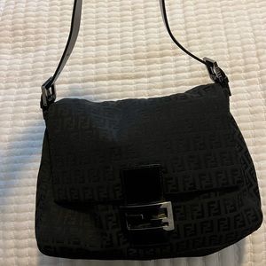 Fendi Mama Baguette Bag in Black